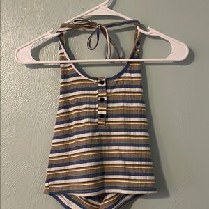 Striped Halter Top